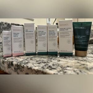 Biossance samples- rose oil and more